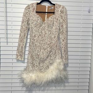 Nadine Merabi Carly White dress